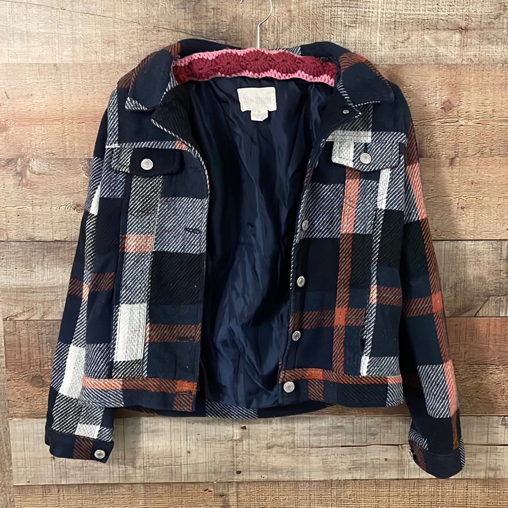 Sky and Sparrow Checkered Jacket